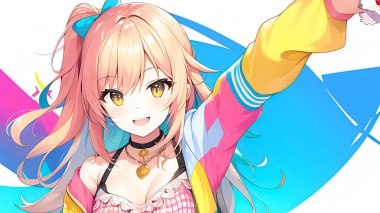 anime kız animasyon karakteri