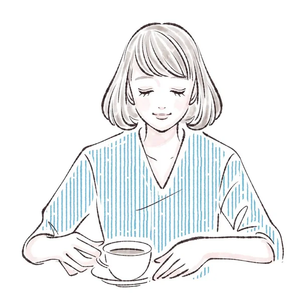 Sketch Woman Illustration — Stock Photo, Image