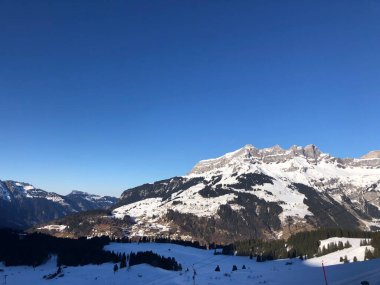 Alan adı kayaklı d 'Engelberg (Suisse)