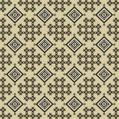 Geometrik etnik model. Kusursuz vektör kabile şekli. Yerli Amerikan süsü. Güneybatı etnik dekor tarzı. Geometrik süs. Kusursuz vektör deseni. Meksika battaniyesi. Halı. Halı. Döşeme. 