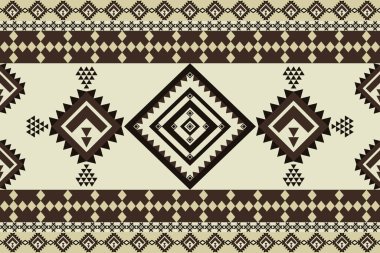 geometric ethnic pattern Seamless tribal pattern Native American jewelry Southwestern ethnic decoration style geometric ornament Seamless vector pattern Mexican blankets, scarves, rugs, tiles clipart