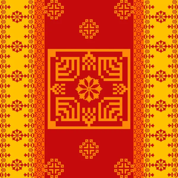Geometrik etnik şablon, kabilesel kusursuz vektör deseni. Yerli Amerikan mücevherleri Güneybatı etnik dekorasyon tarzı kusursuz vektör desenli Meksika battaniyeleri, kilimler, dokuma halılar, fayanslar, yastık kılıfları, yatak örtüleri ya da perdeler bez çanta, bez çanta.