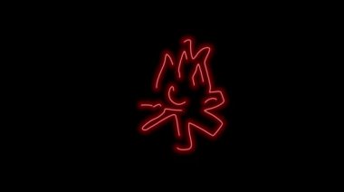 Soyut neon ışıklar. Parlak arka plan. Renkli ışık efektleri. 3d oluşturma