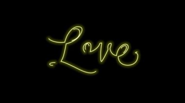 Neon yazıtlarının vektör illüstrasyonu.