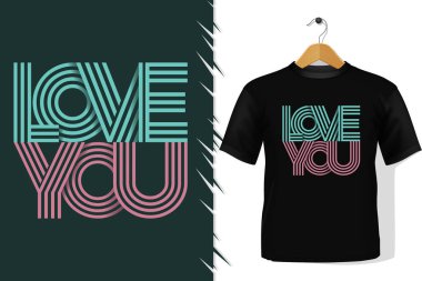 Tişört ve giysi modası renkli tipografi tasarımından alıntılar yapıyor
