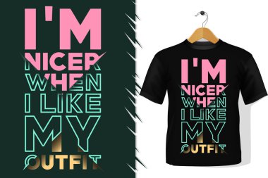 Tişört ve giysi modası renkli tipografi tasarımından alıntılar yapıyor