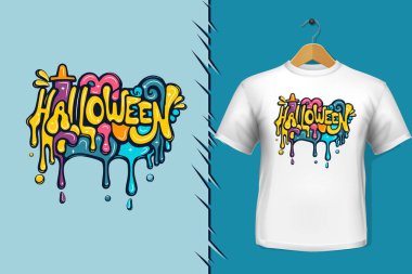 Tişört ve giysi modası renkli tipografi tasarımından alıntılar yapıyor