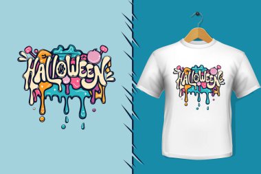 Tişört ve giysi modası renkli tipografi tasarımından alıntılar yapıyor