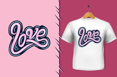 Tişört ve giysi modası renkli tipografi tasarımından alıntılar yapıyor