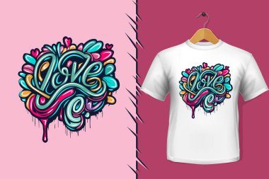Tişört ve giysi modası renkli tipografi tasarımından alıntılar yapıyor