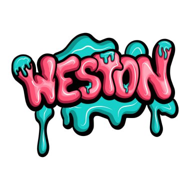 Grafiti isimleri elle çizilmiş.