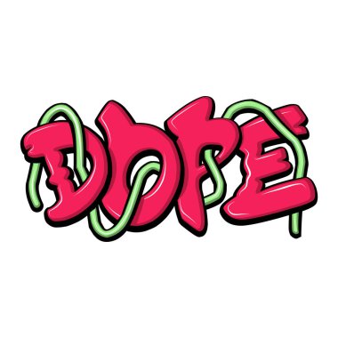 aptal graffiti harfleri tipografi sanatı çizimi