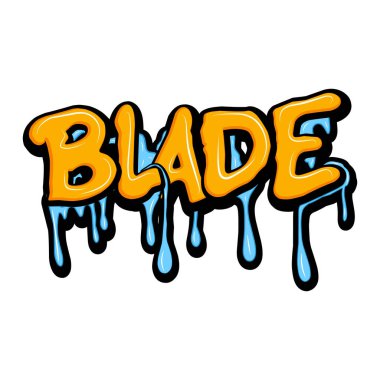 Graffiti harfleri tipografi sanatı çizimi