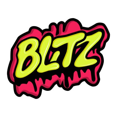 Graffiti harfleri tipografi sanatı çizimi