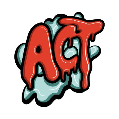 Grafiti harfleri, tipografi sanatı çizimleri