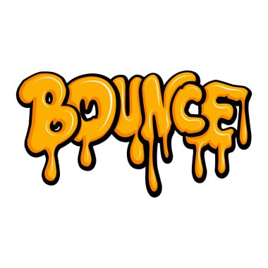 Graffiti harfleri tipografi sanatı çizimi