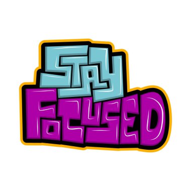 Kavramsal Renkli Tipografi Motivasyonel Alıntı Tasarımı