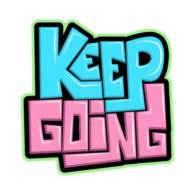 Kavramsal Renkli Tipografi Motivasyonel Alıntı Tasarımı