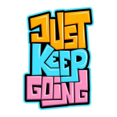 Kavramsal Renkli Tipografi Motivasyonel Alıntı Tasarımı