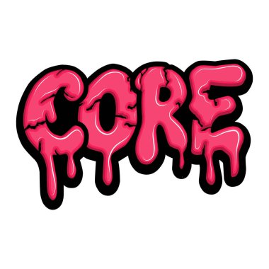 Graffiti harfleri tipografi sanatı çizimi