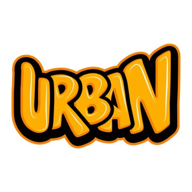 Graffiti harfleri tipografi sanatı çizimi