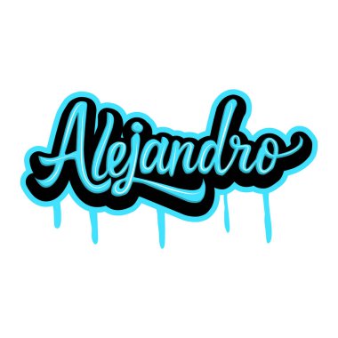 Graffiti harfleri tipografi sanatı çizimi