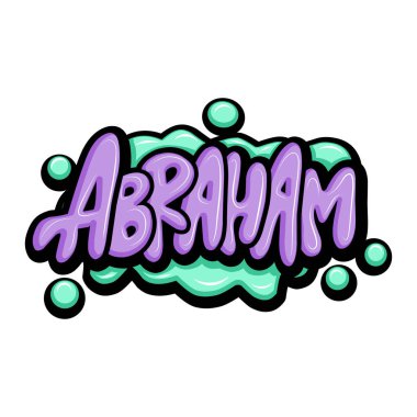 Graffiti harfleri tipografi sanatı çizimi