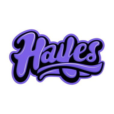 Graffiti harfleri tipografi sanatı çizimi