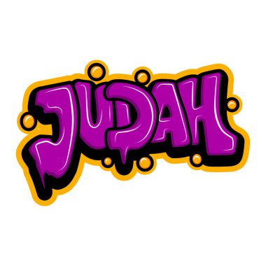 Graffiti harfleri tipografi sanatı çizimi