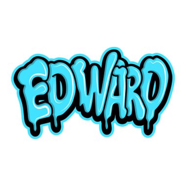 Graffiti harfleri tipografi sanatı çizimi