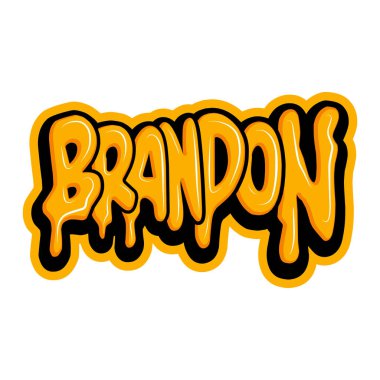 Graffiti harfleri tipografi sanatı çizimi