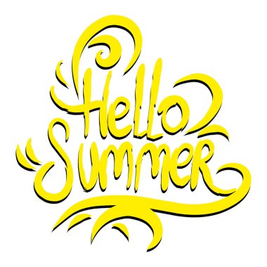 Yaz hakkında el yazısı graffiti sanatı