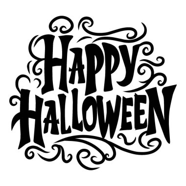 Mutlu Cadılar Bayramı Graffiti etiketleri