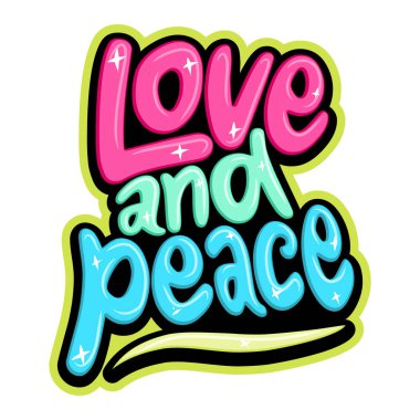 Renkli motivasyonel tipografi sanatı çizimi