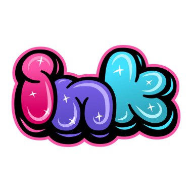 Renkli motivasyonel tipografi sanatı çizimi