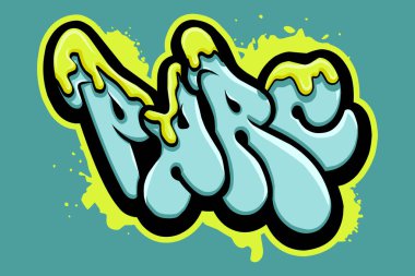 grafiti harfleri tipografi sanatı