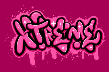 grafiti harfleri tipografi sanatı