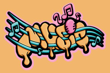 müzik tipografi sanat tasarımı