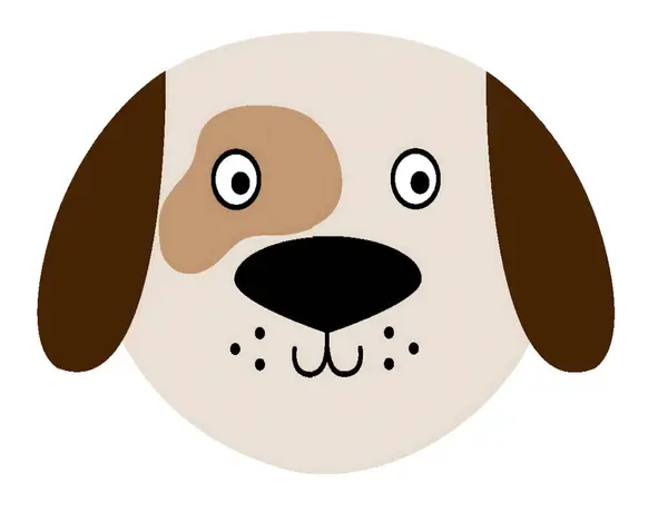 Çizgi film köpekleri, köpek, köpek, buldog, köpek, köpek, teriyer ve köpek. Vektör illüstrasyonu, duvar sanatı ve duvar kağıdı için en iyisi, baskı, çizgi film