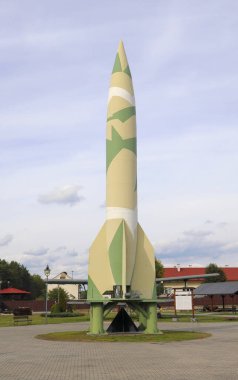 Blizna Müzesi, Podkarpackie Voyvodeship, Polonya, 24 / 09 / 2022, roket v2