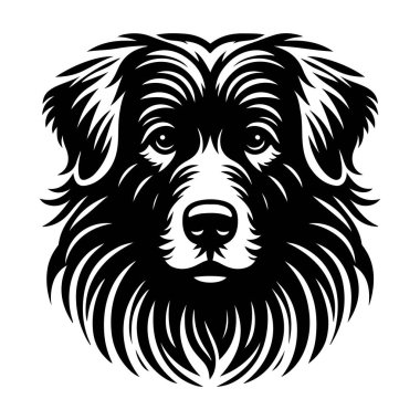 Siyah köpek silueti, köpek silueti vektörü, köpek silueti çizimi, siyah köpek klipsi, siluet köpek grafiği