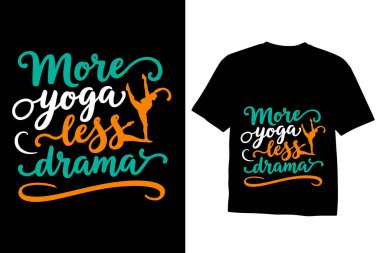 Uluslararası Yoga Günü için şık grafik tişört tasarımı 