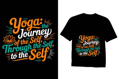 Uluslararası Yoga Günü için şık grafik tişört tasarımı 
