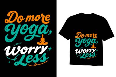 Uluslararası Yoga Günü için şık grafik tişört tasarımı 