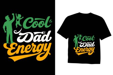 Baba tipografi tişörtü ya da baba günü tişörtü tasarımı