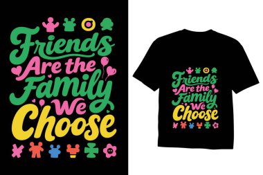 Arkadaşlık tişörtü tasarımı