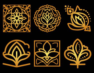 Zarif Lüks Süslü Şablonlar Tasarımı