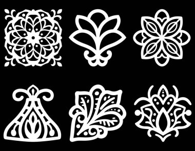 Zarif Lüks Süslü Şablonlar Tasarımı