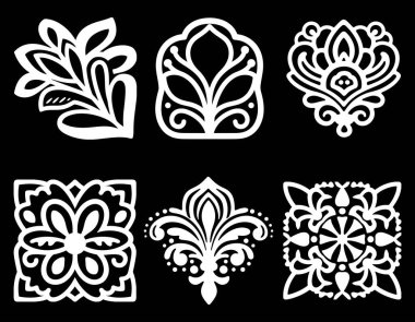 Zarif Lüks Süslü Şablonlar Tasarımı