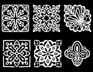 Zarif Lüks Süslü Şablonlar Tasarımı